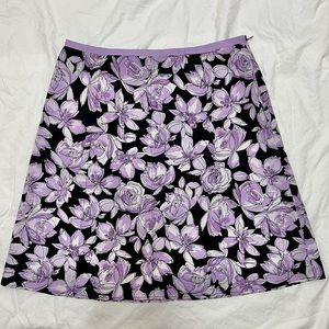 RAFAELLA Floral Print Skirt